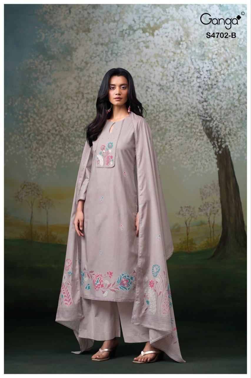 GARVIKA 4702 Series By Ganga Fashion Beautiful Festive Suits Stylish Colorful Fancy Casual Wear & Ethnic Wear PREMIUM COTTON Dresses At Wholesale Price